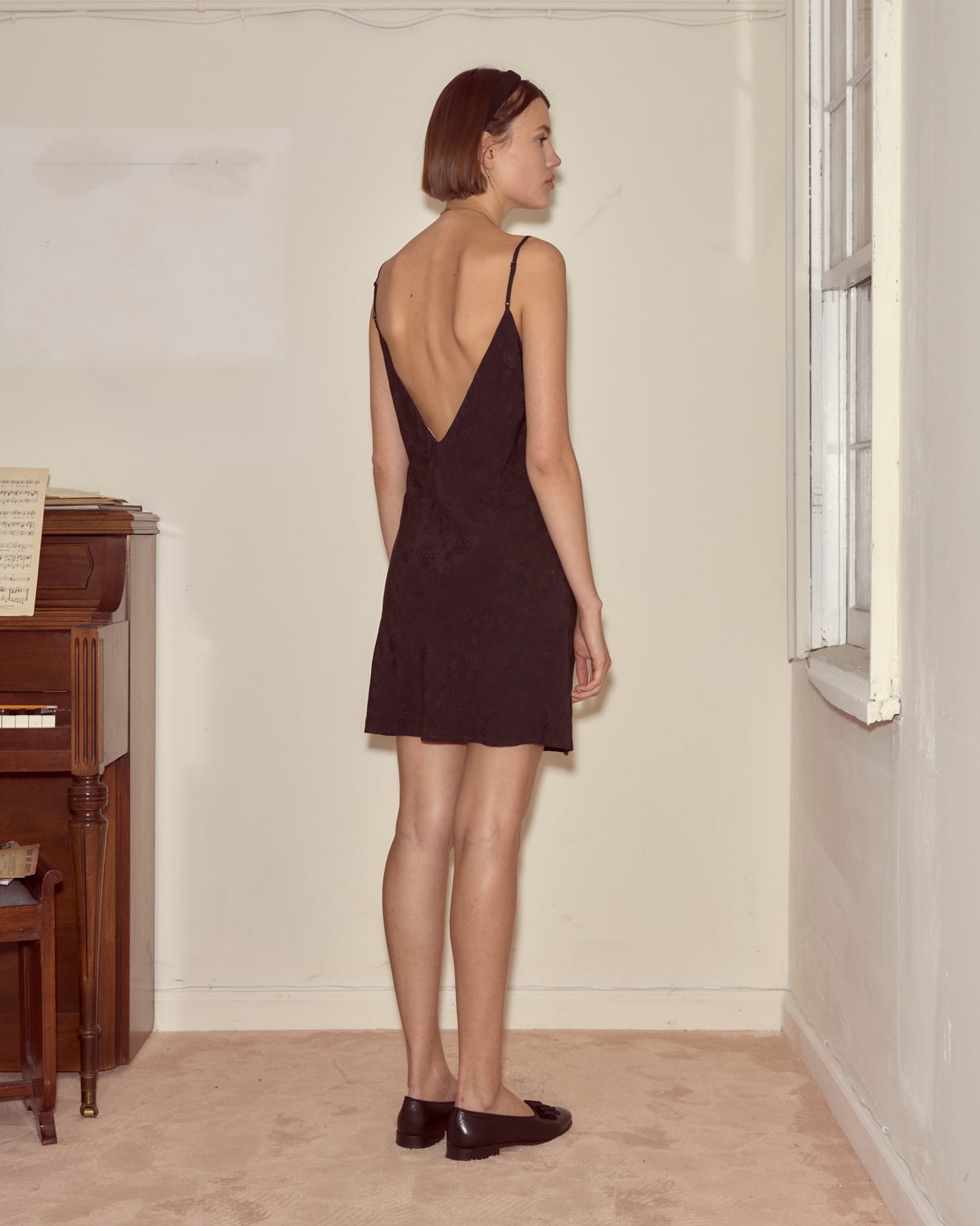 Moonflower Jaquard Short Slip by Bode