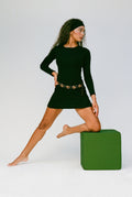 Long Sleeve Bellevue Dress in Black by Gil Rodriguez