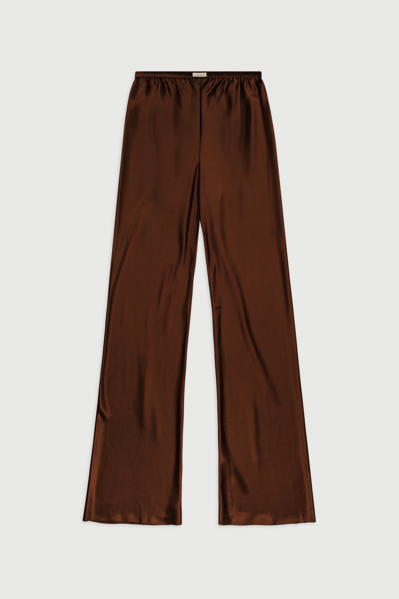 Silk Bias Pant in Espresso by Comme Si