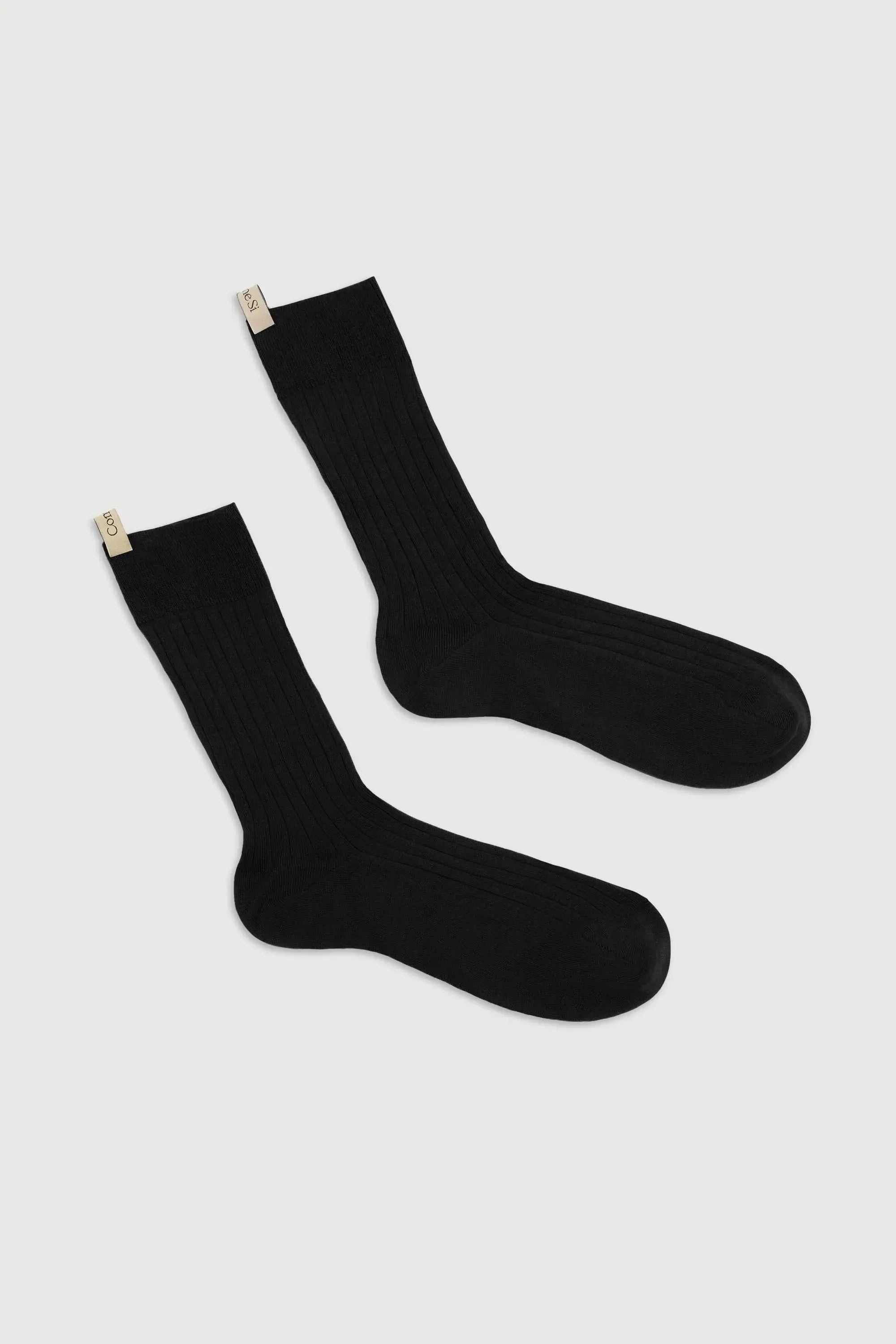 The Yves Sock in Black by Comme Si