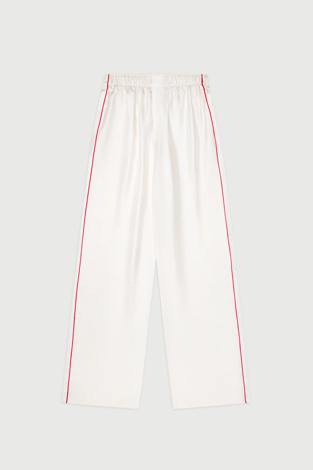 La Boxer Alta Piped Silk Twill in Champagne by Comme Si