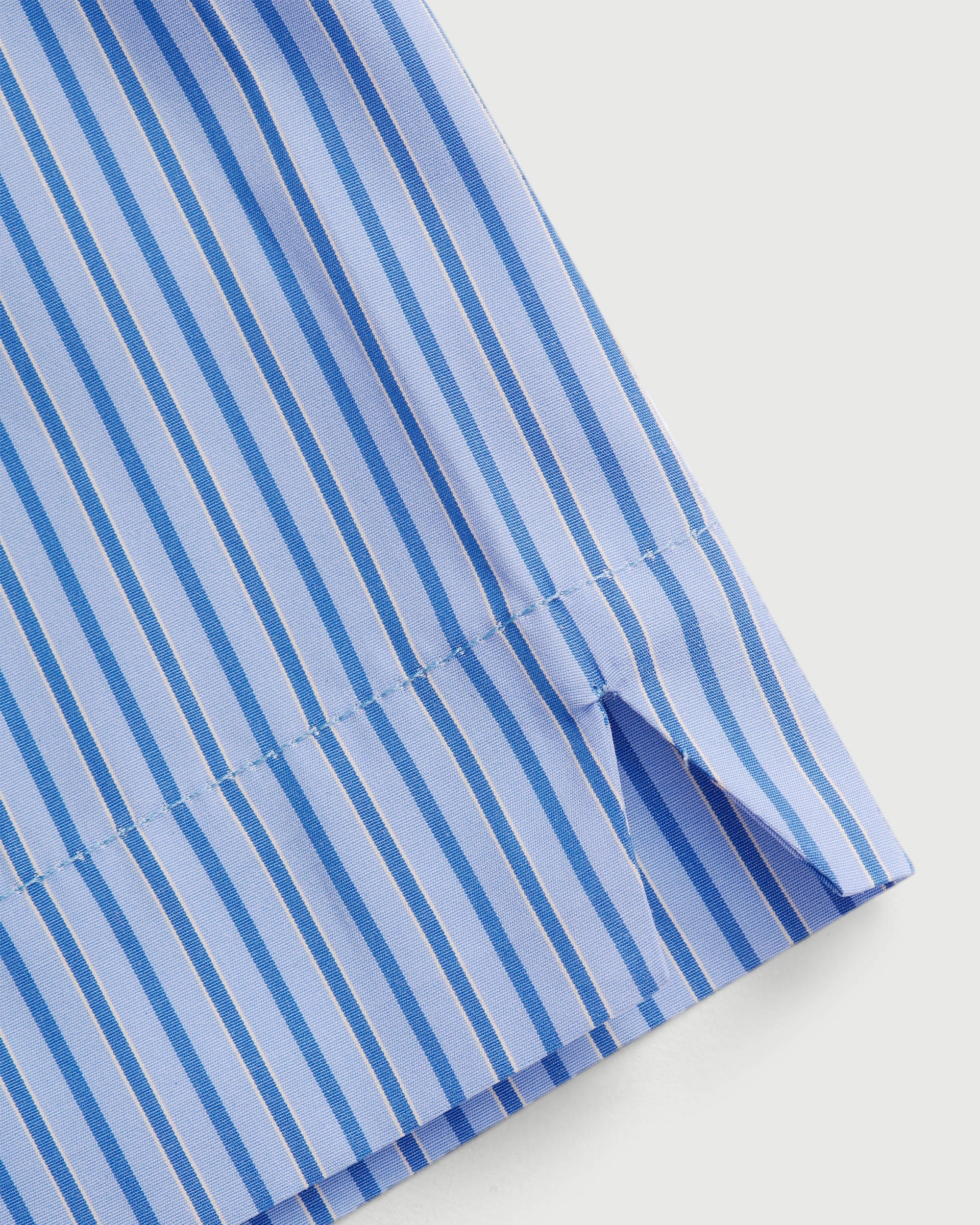 Comme Si La Boxer Classica in Celeste Stripe