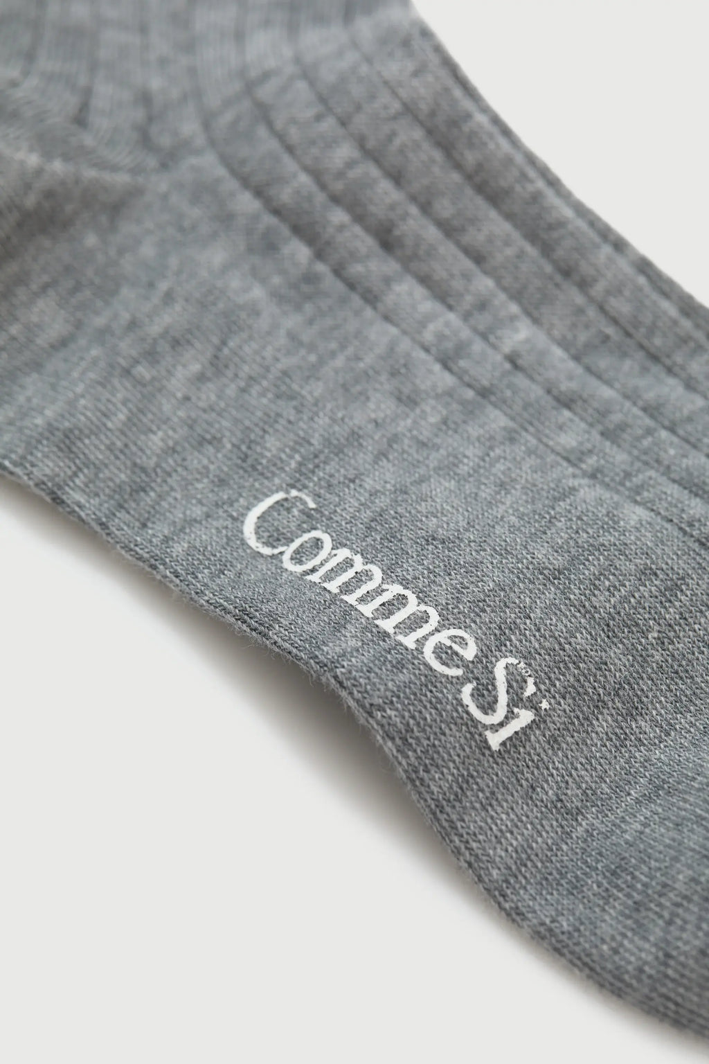 The Yves Sock in Heather Grey by Comme Si