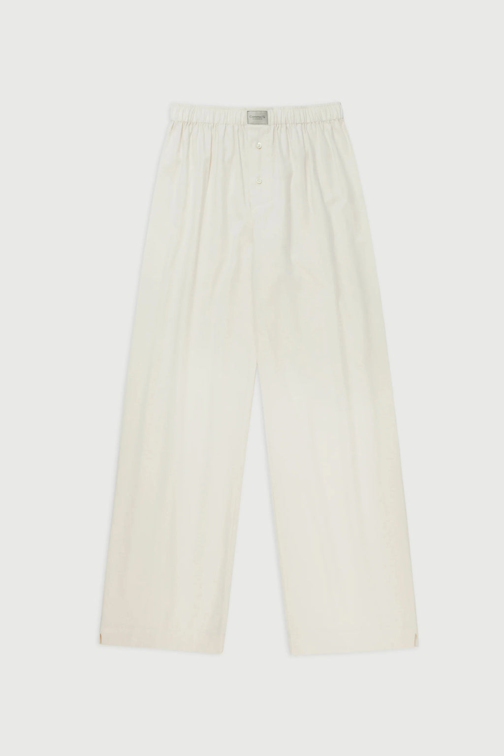 Beige pants on a white background