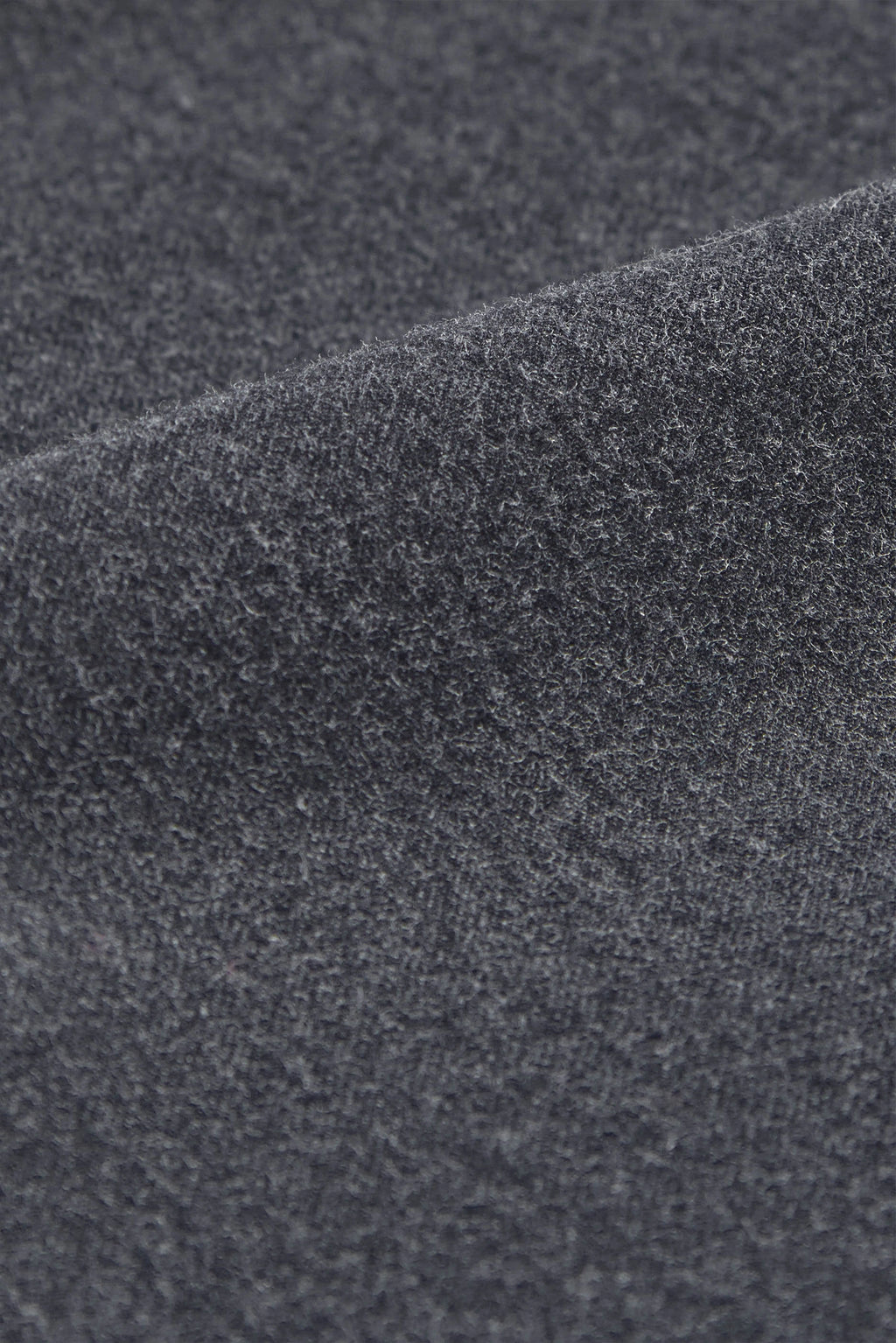 Close-up of dark gray fabric texture