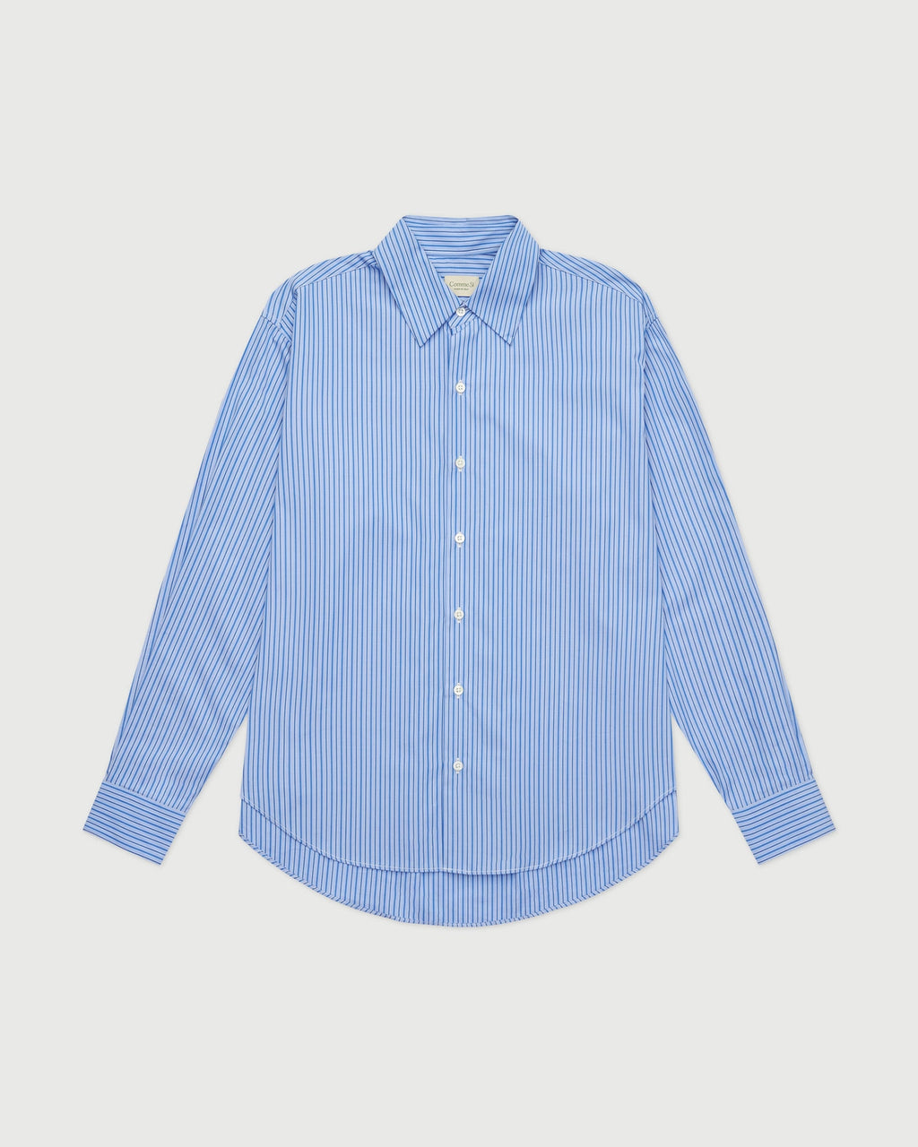 Comme Si La Shirt Classica in Celeste Stripe