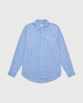 Comme Si La Shirt Classica in Celeste Stripe