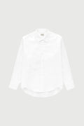 White shirt on a light gray background