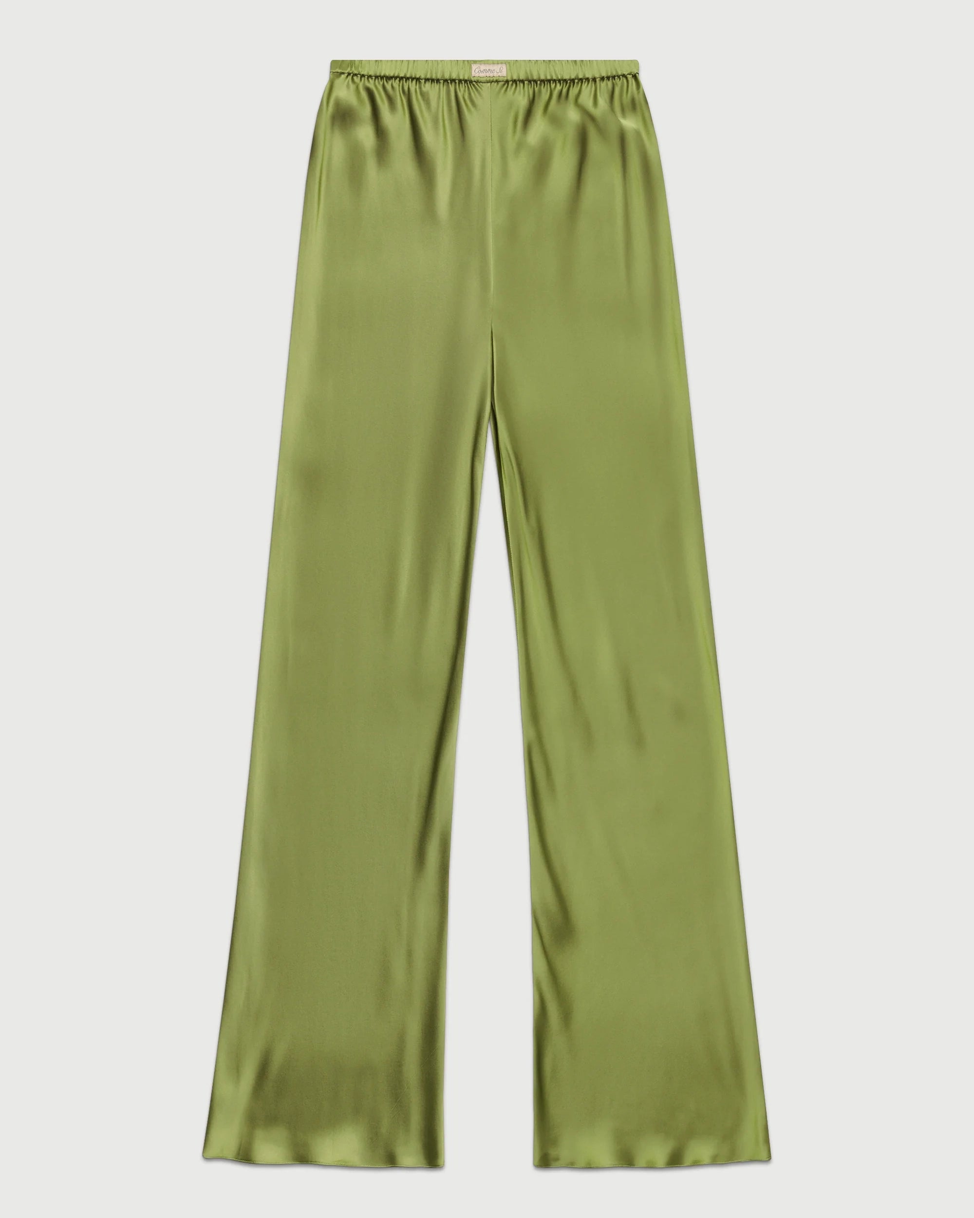 Silk Bias Pant in Grass by Comme Si