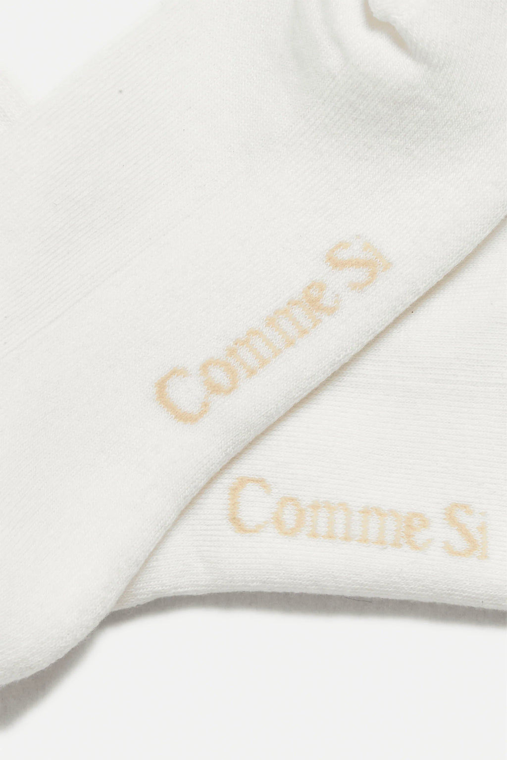 The Tube Sock in White by Comme Si