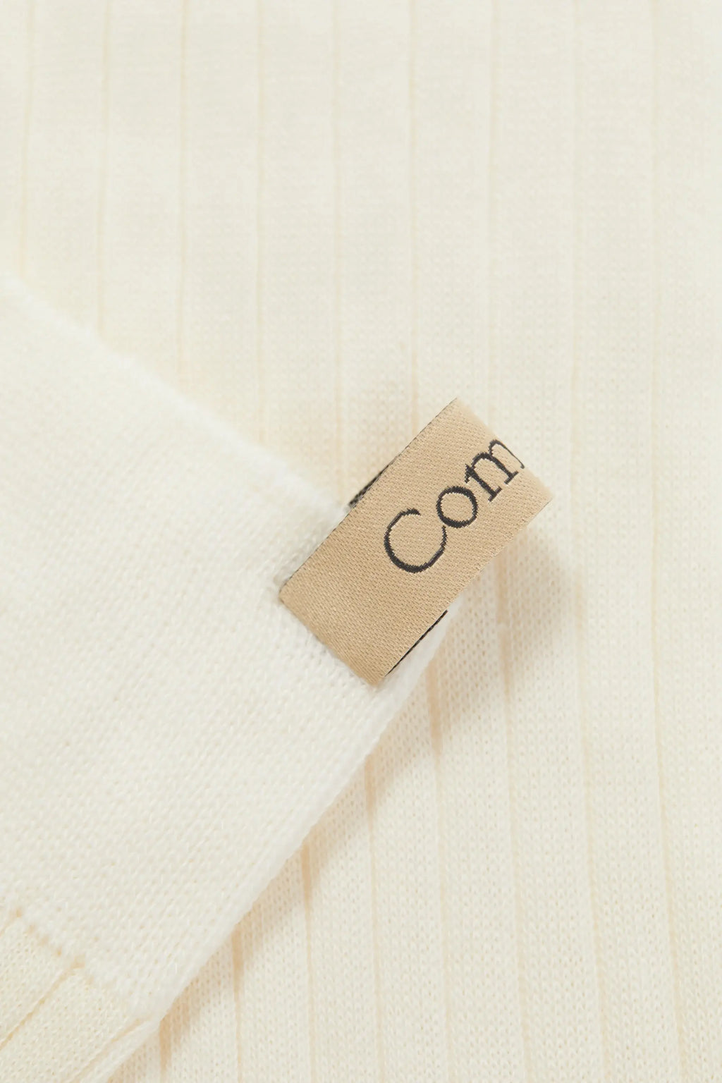 The Yves Sock in Ivory by Comme Si