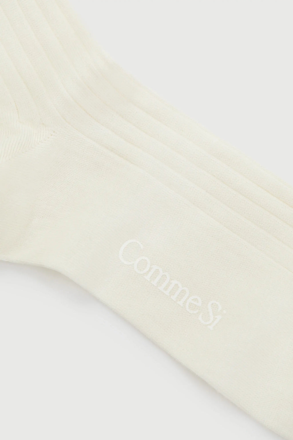 The Yves Sock in Ivory by Comme Si
