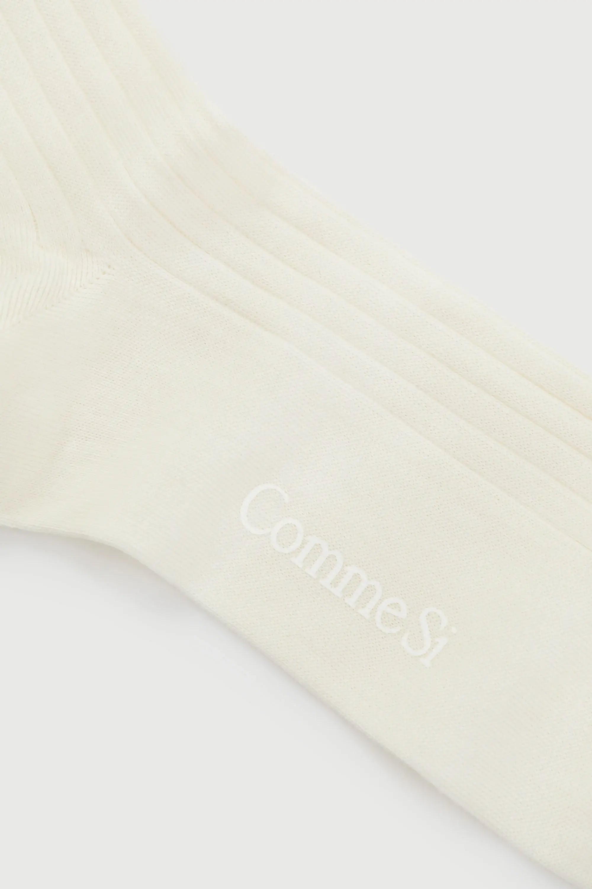 The Yves Sock in Ivory by Comme Si