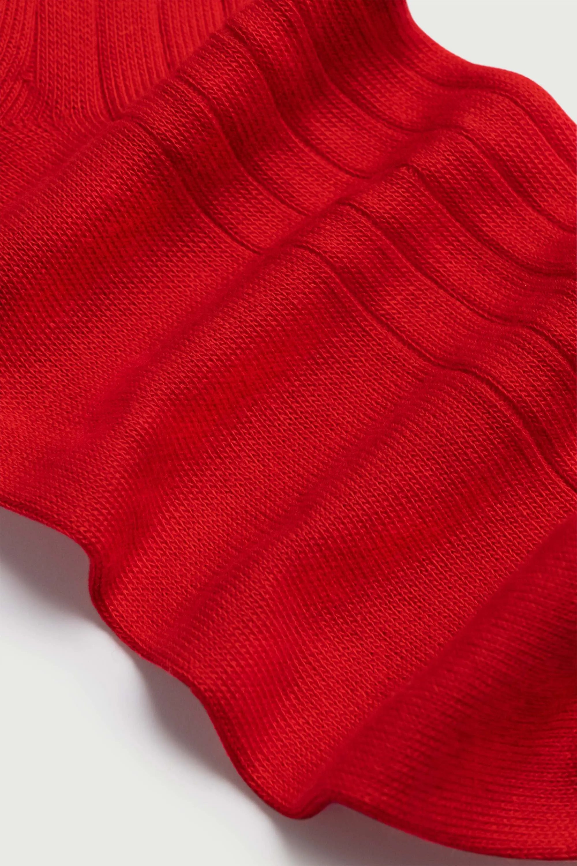 The Yves Sock in Scarlet by Comme Si