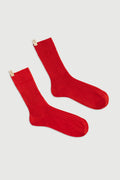 The Yves Sock in Scarlet by Comme Si