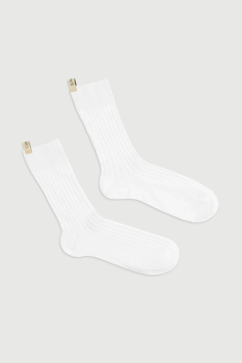 The Yves Sock in White by Comme Si