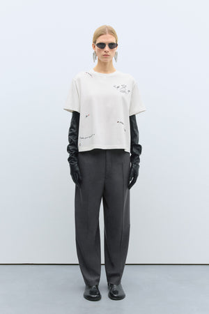 Instante Embroidered TShirt White