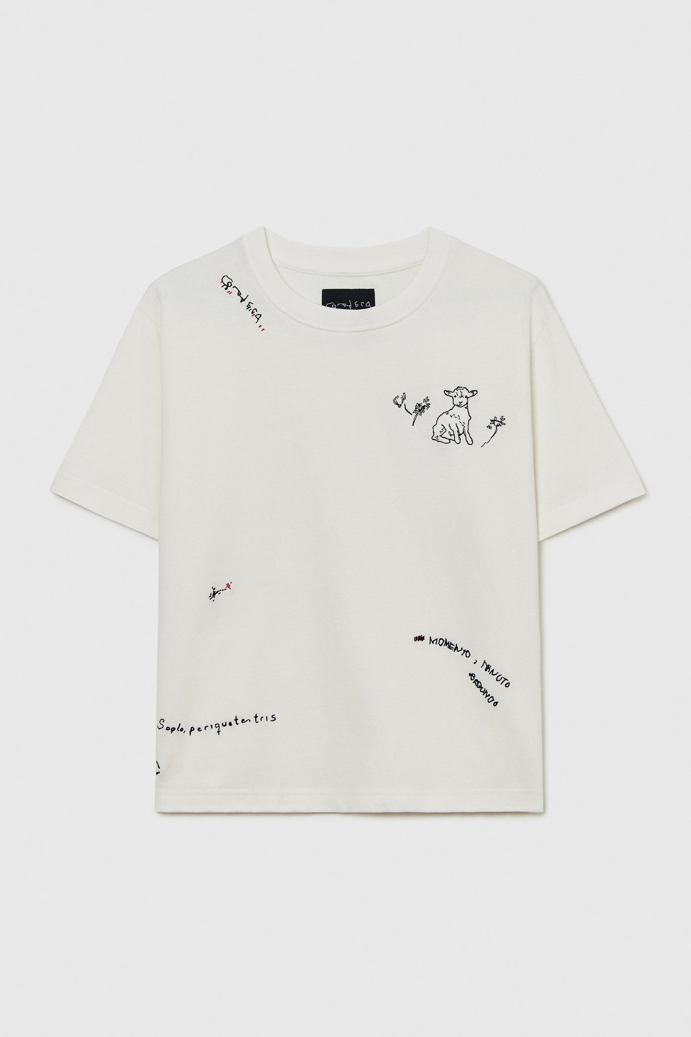 Instante Embroidered TShirt White