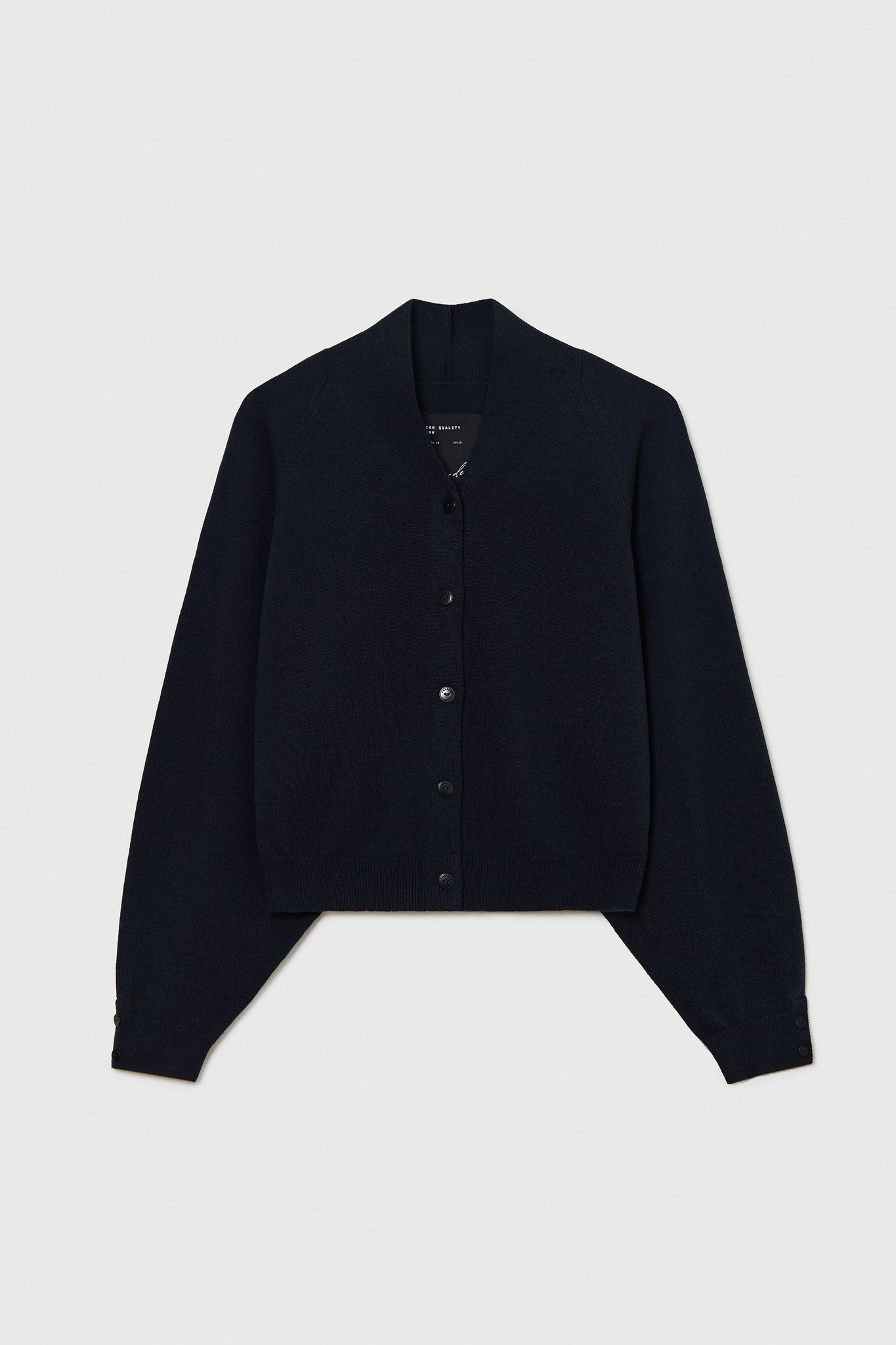 Merino & Cashmere Cardigan Brown