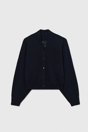 Merino & Cashmere Cardigan Brown
