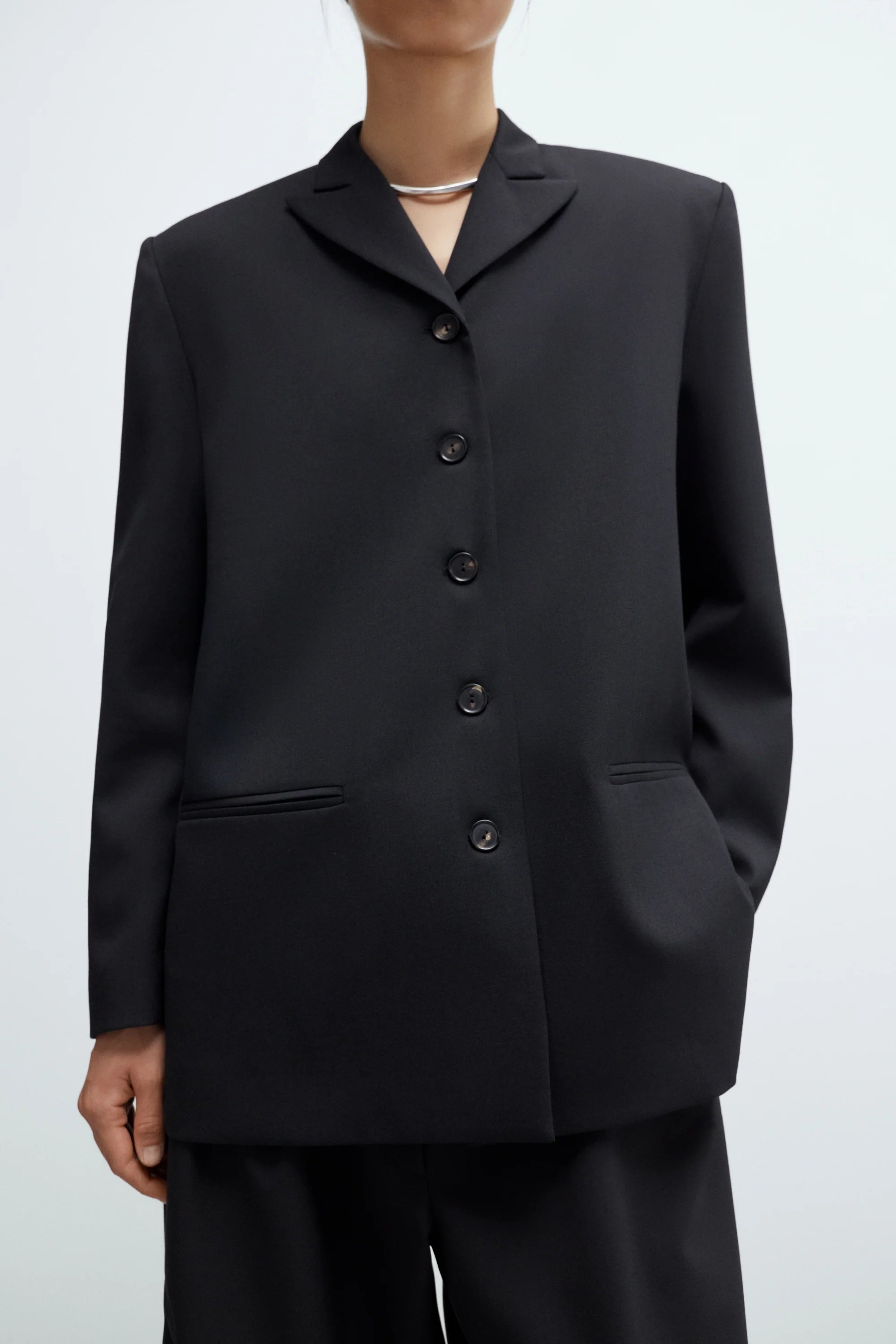 Tailored Blazer in Black by CORDERA