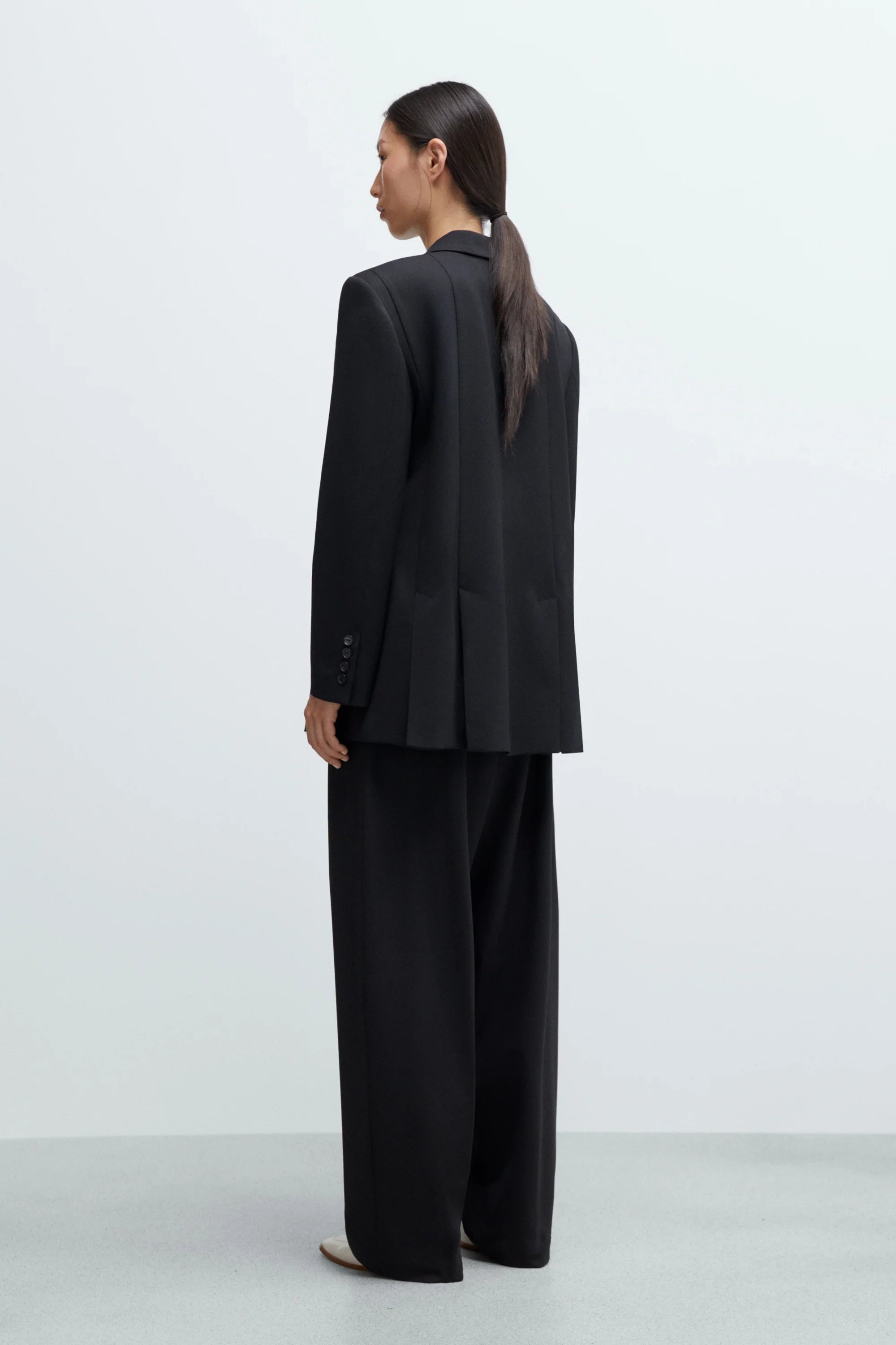 Tailored Blazer in Black by CORDERA