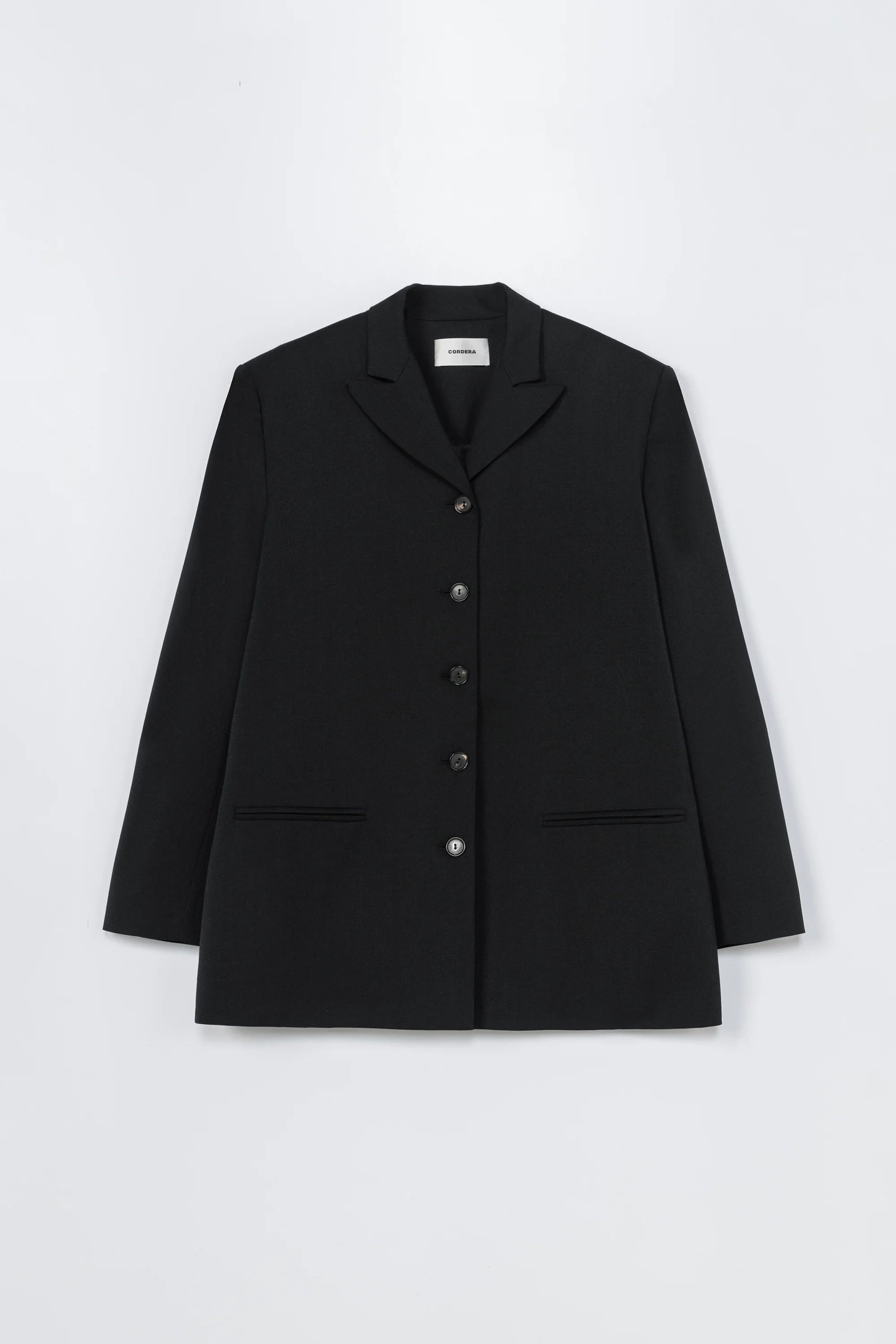 Tailored Blazer in Black by CORDERA