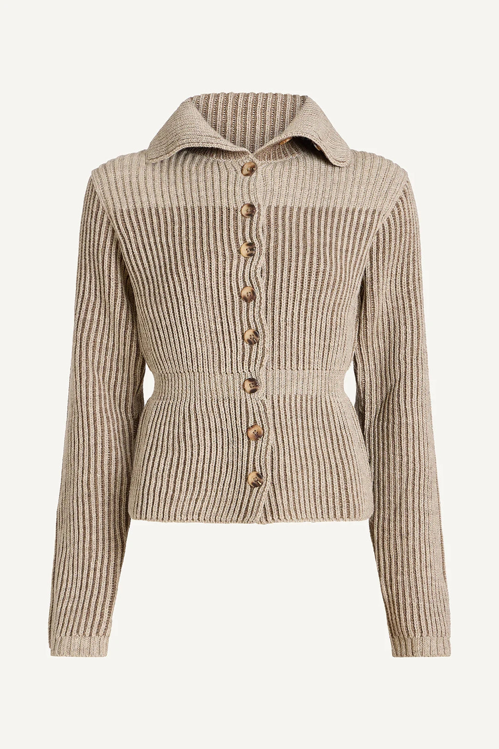 Marit Highland Waisted Wool Sweater by EMILY DAWN LONG