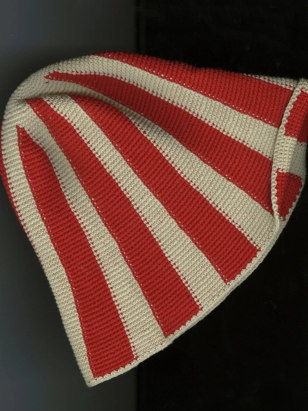 A Hat Named Wanda in Rosso Corso Stripe by EMILY DAWN LONG