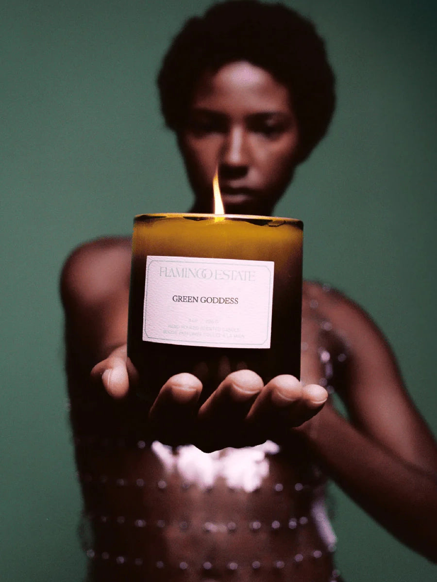 Green Goddess Candle by Flamingo Estate