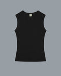 Esmé Tank LW in Black by FLORE FLORE front view