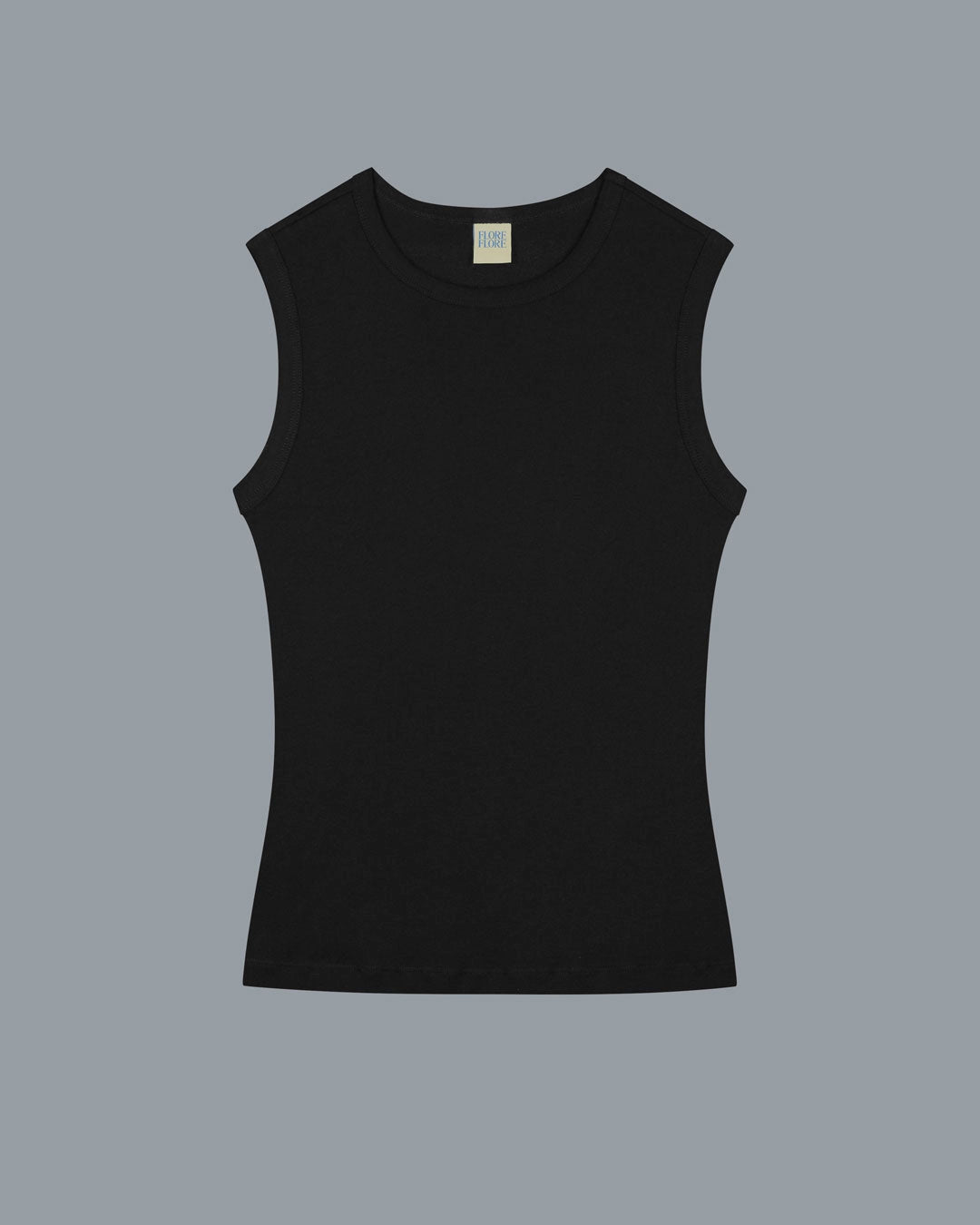 Esmé Tank LW in Black by FLORE FLORE front view