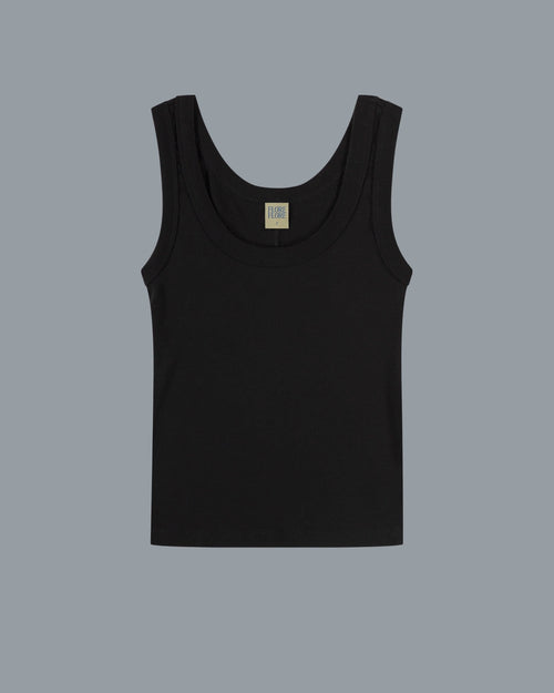 Hillie Tank in Black by FLORE FLORE