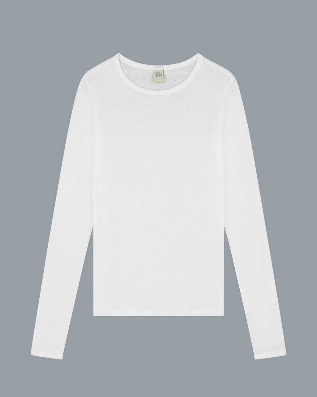 Olivia Longsleeve in White by FLORE FLORE front view