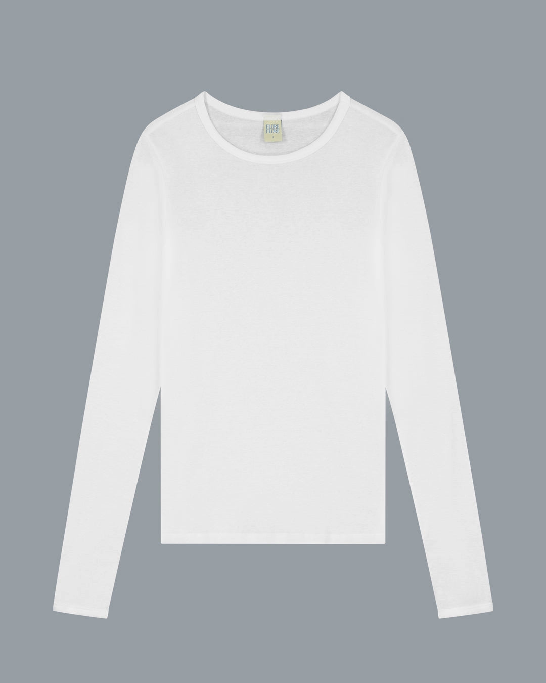 Olivia Longsleeve in White by FLORE FLORE front view