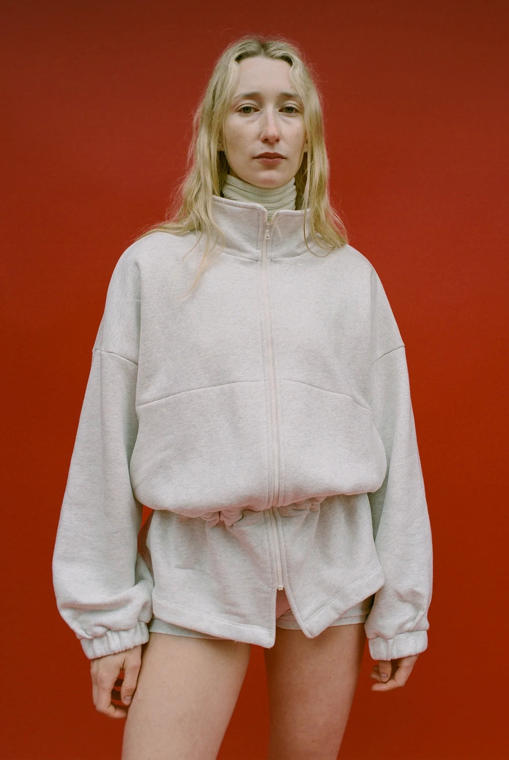 Fleece City Jacket in Ash Grey by Gil Rodriguez