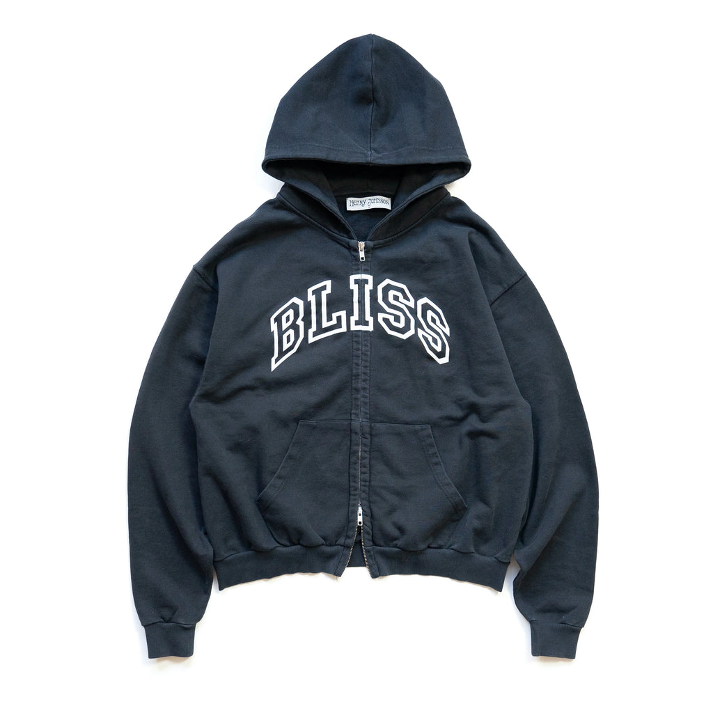 BLISS Zip Hoodie in Black by Henry Johnson