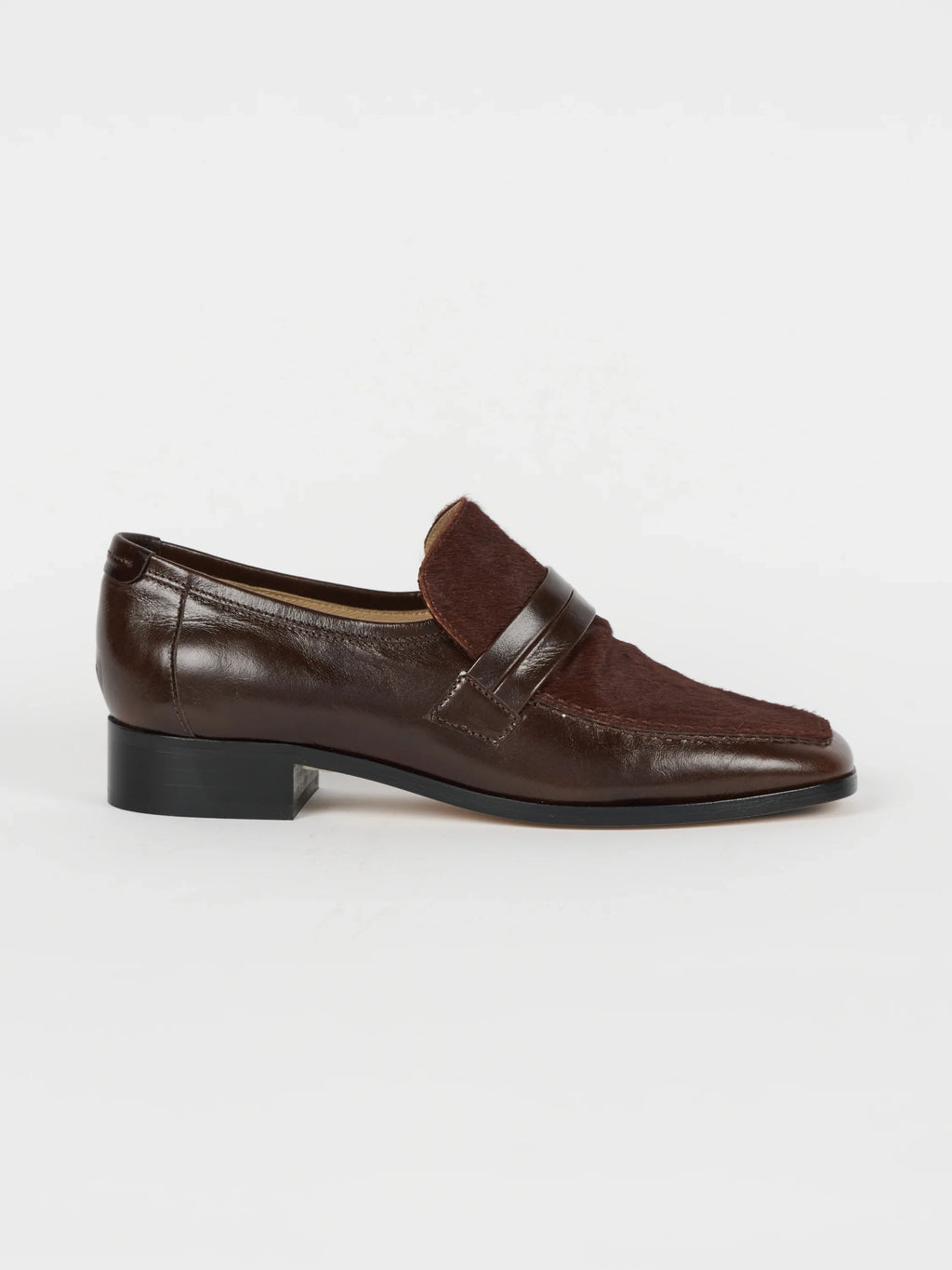 The Mod Loafer in Ponyhair Burgundy by Jamie Haller