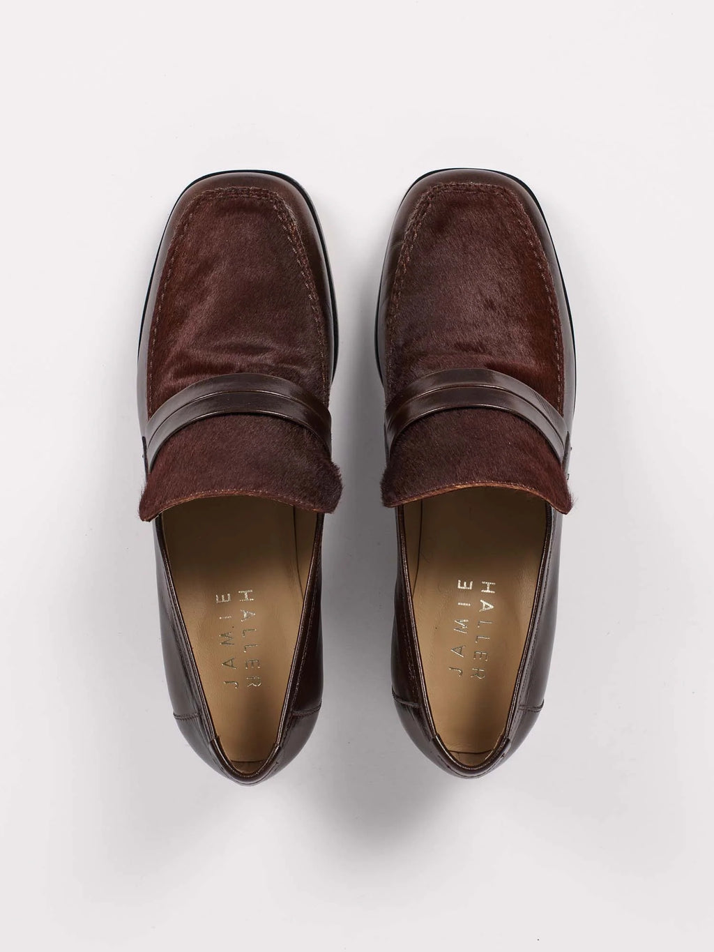 The Mod Loafer in Ponyhair Burgundy by Jamie Haller