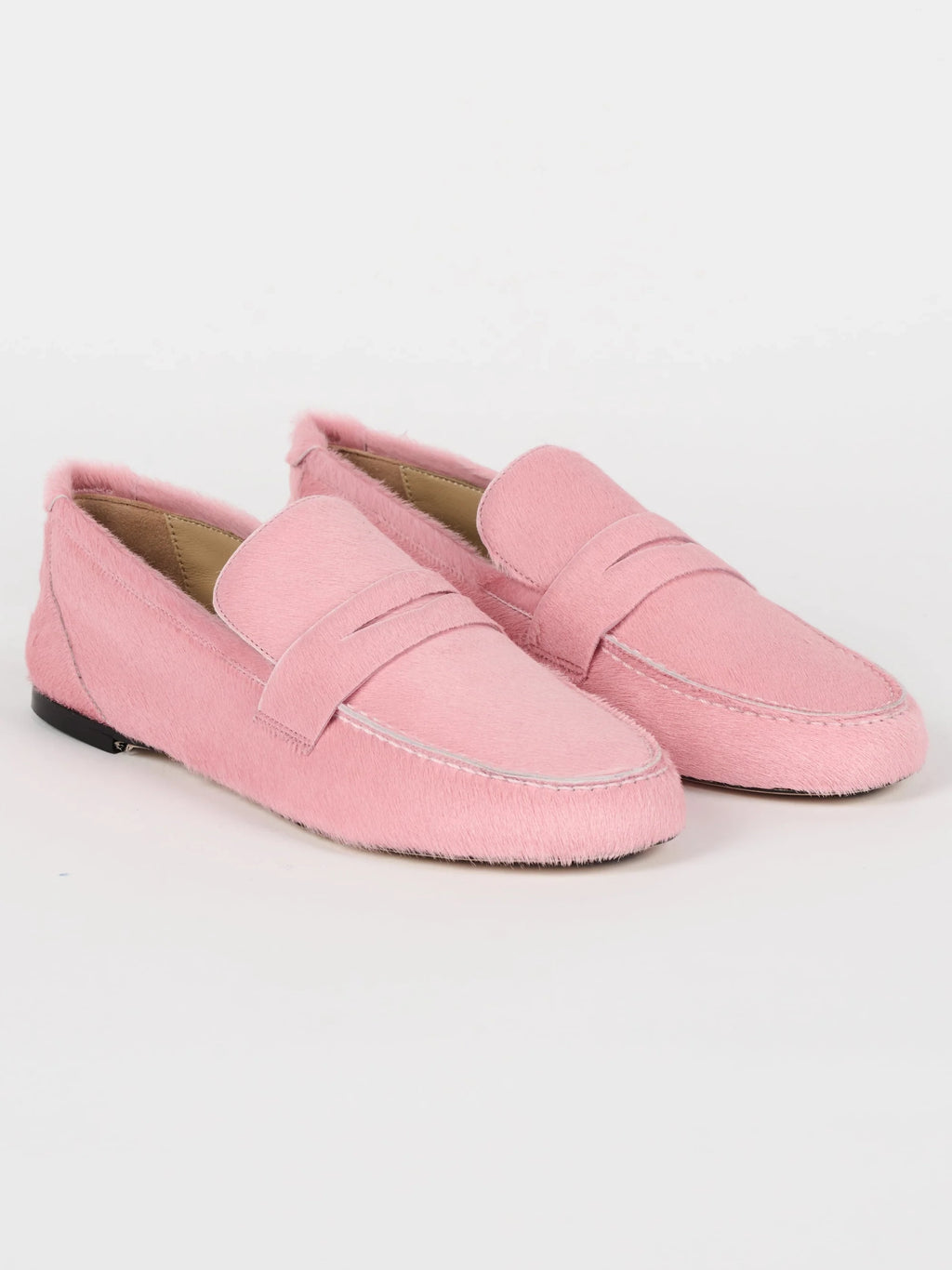 The Penny Loafer in Pink Ponyhair by Jamie Haller