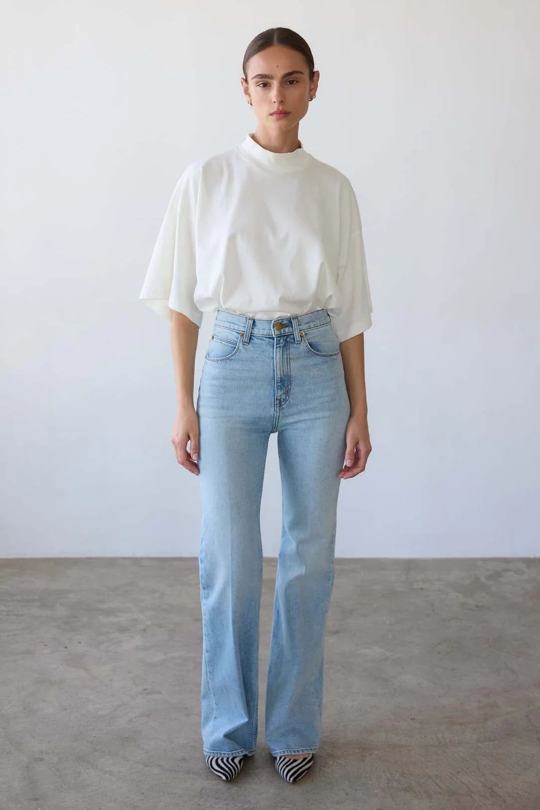 The Pitch Tee in Natural White by Jamie Haller