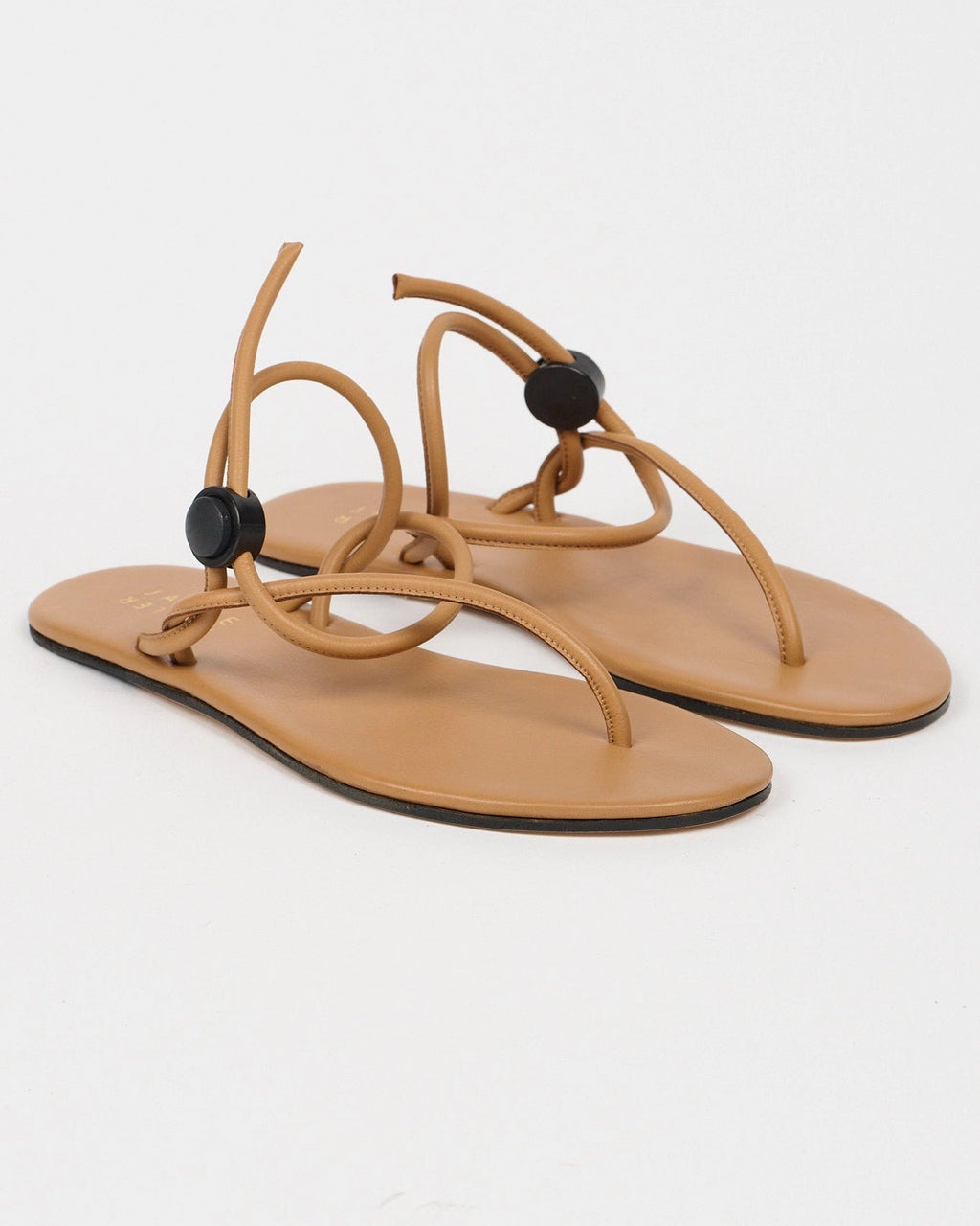 Jamie Haller String Theory sandal in Camel.