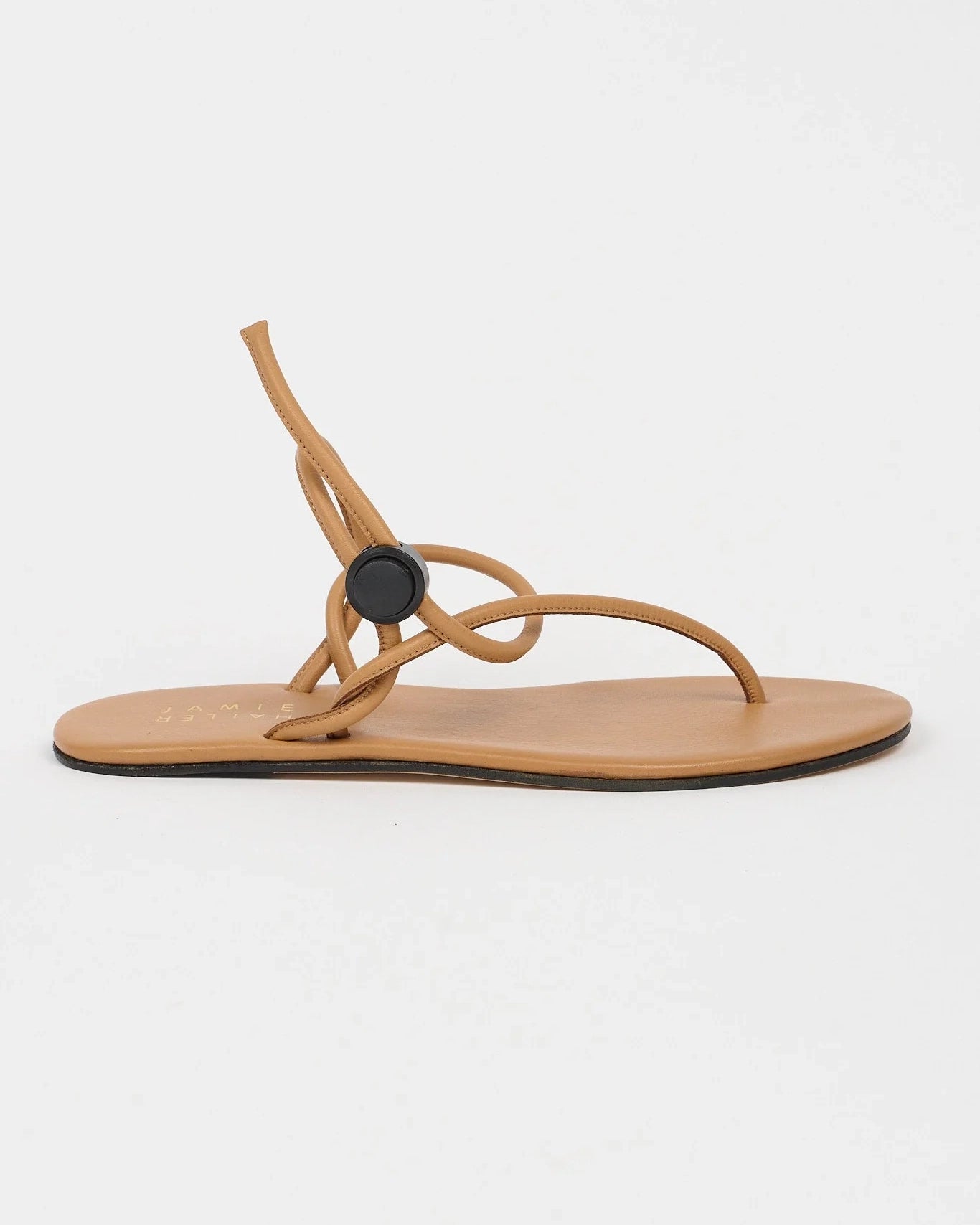 Jamie Haller String Theory sandal in Camel.