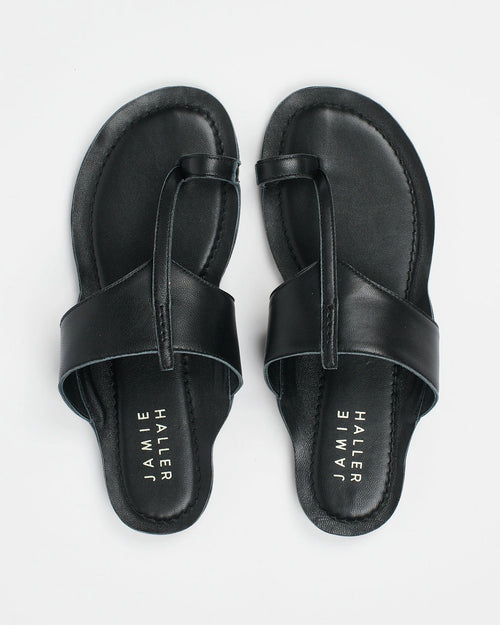 Jamie Haller Toe Thong sandal in black