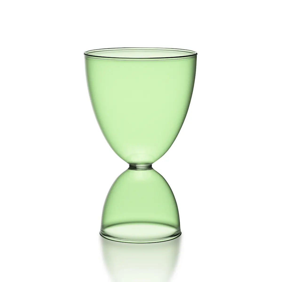 Classic Cocktail Glass in Monotone Green