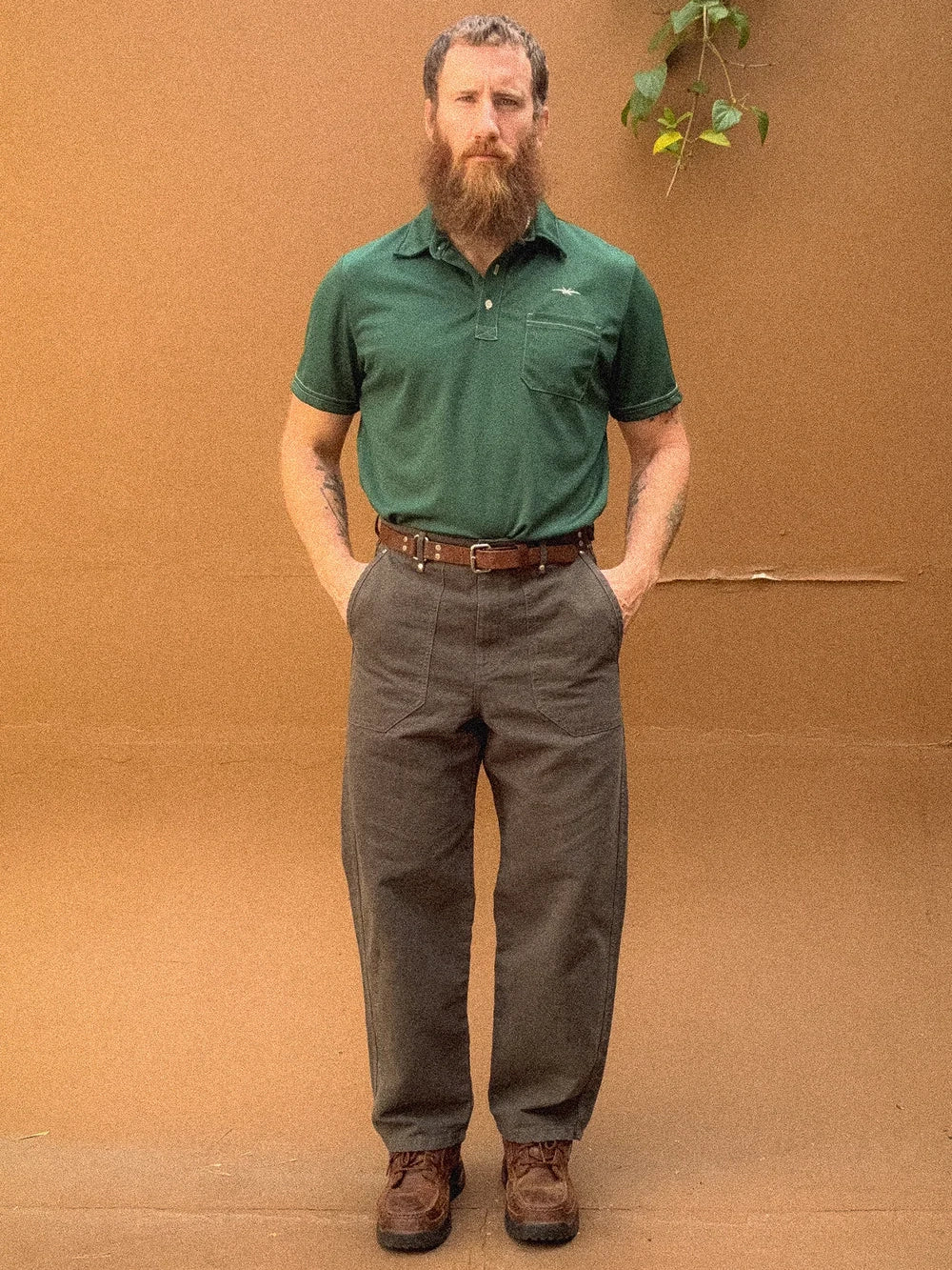 Coach's Polo in Field Green by PHIPPS