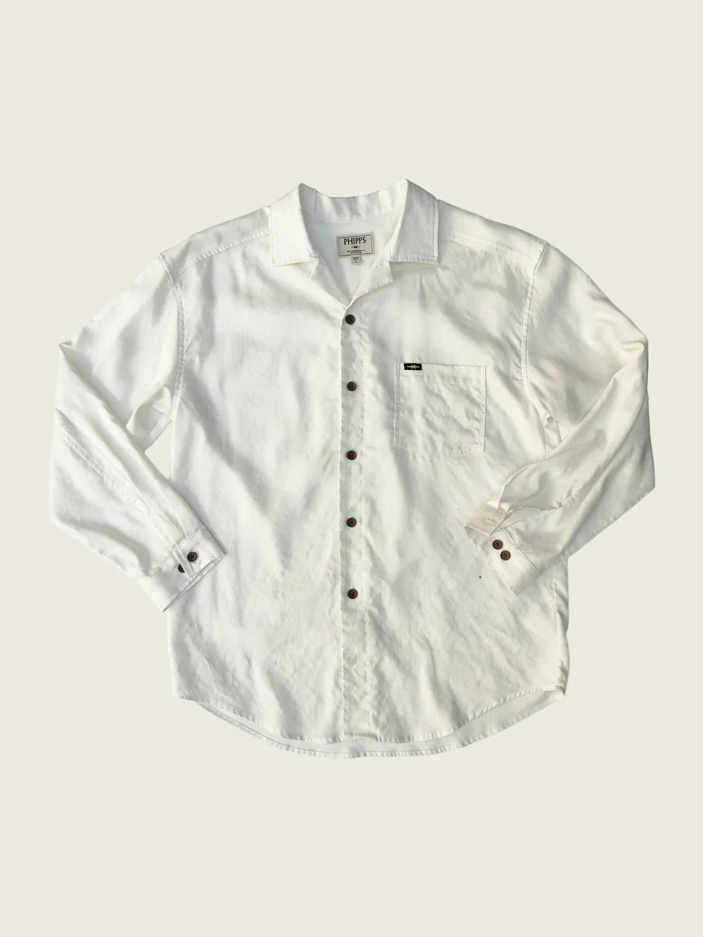 Hollywood Shirt in White by PHIPPS