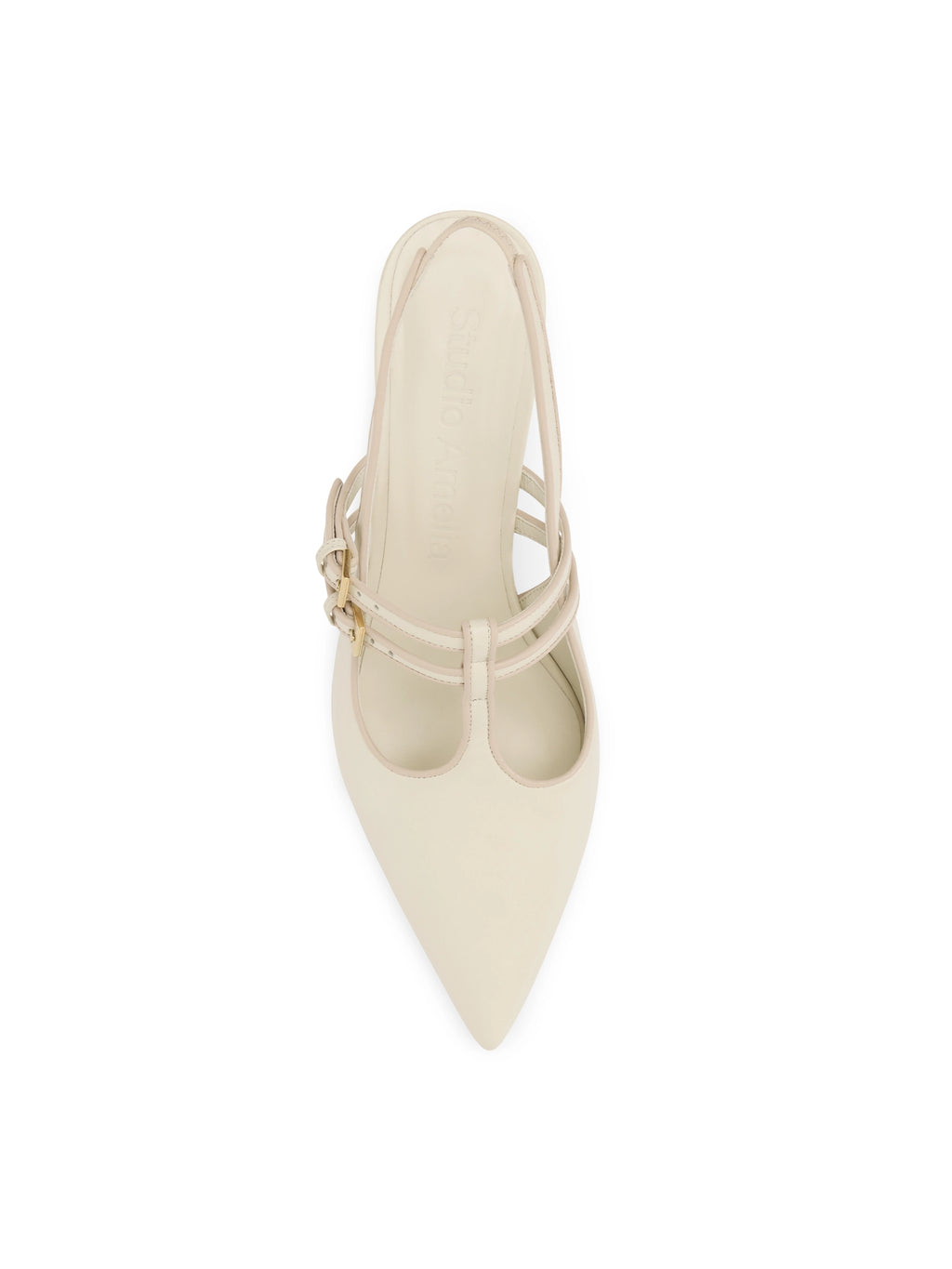 Alto 50 Slingback in Cream by Studio Amelia