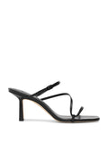 Bias Wrap 70 Heel in Black by Studio Amelia