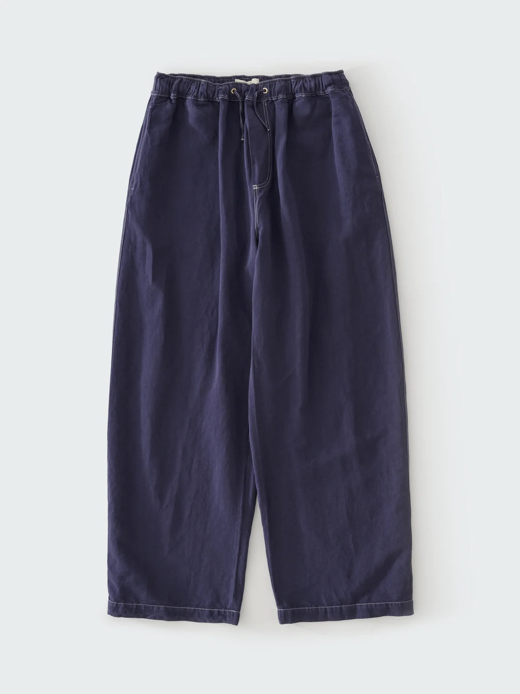 Navy blue pants on a white background